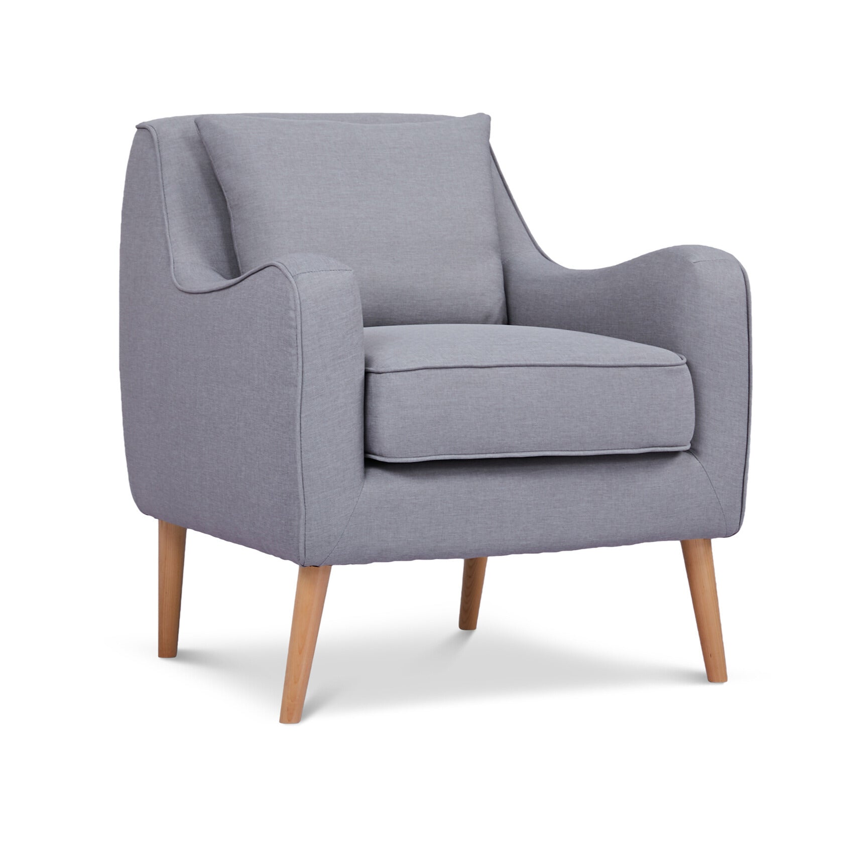 Lincoln Light Grey Accent Chair
