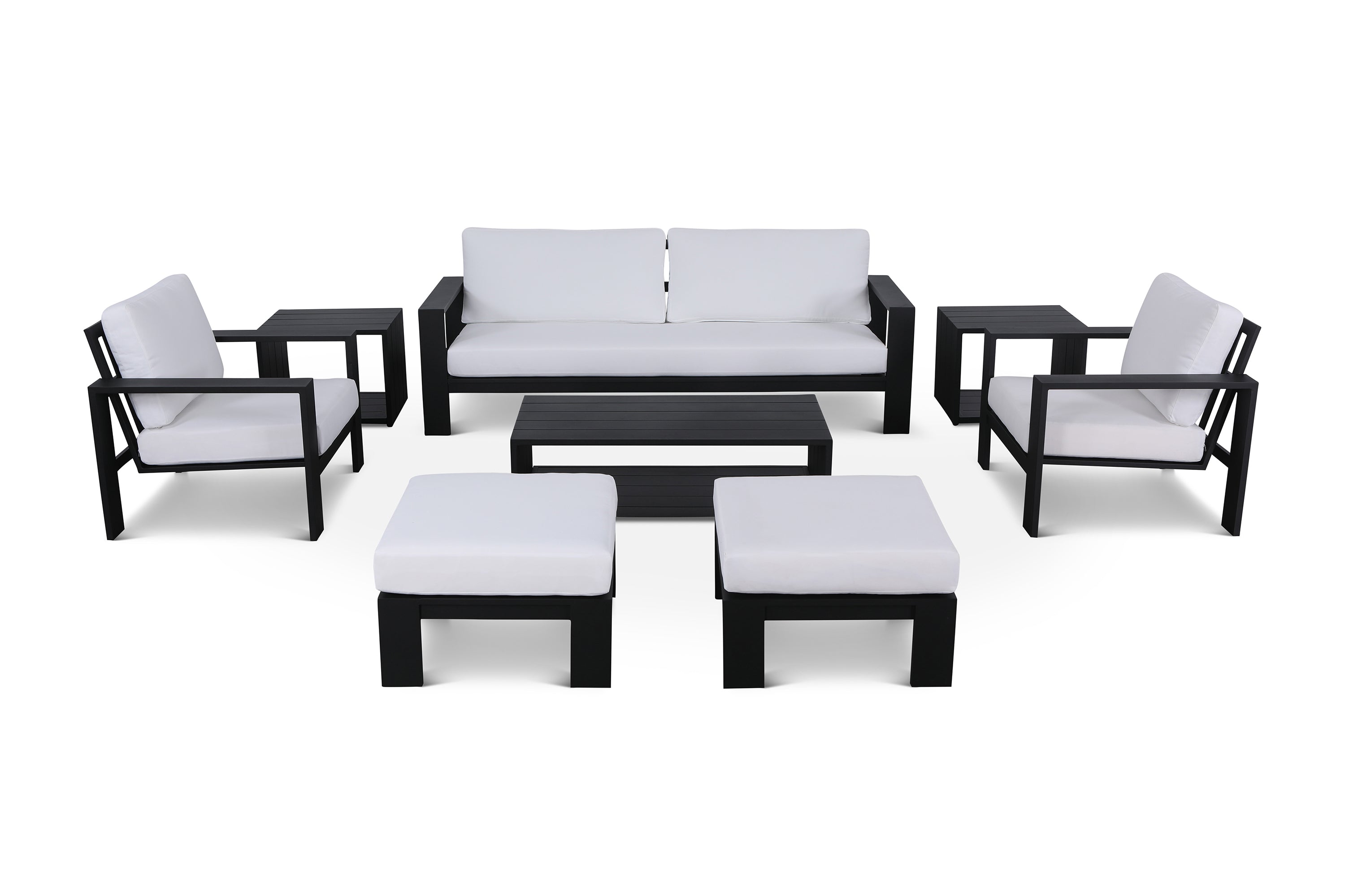 Monroe 8 Piece Large Sofa Set with End Tables