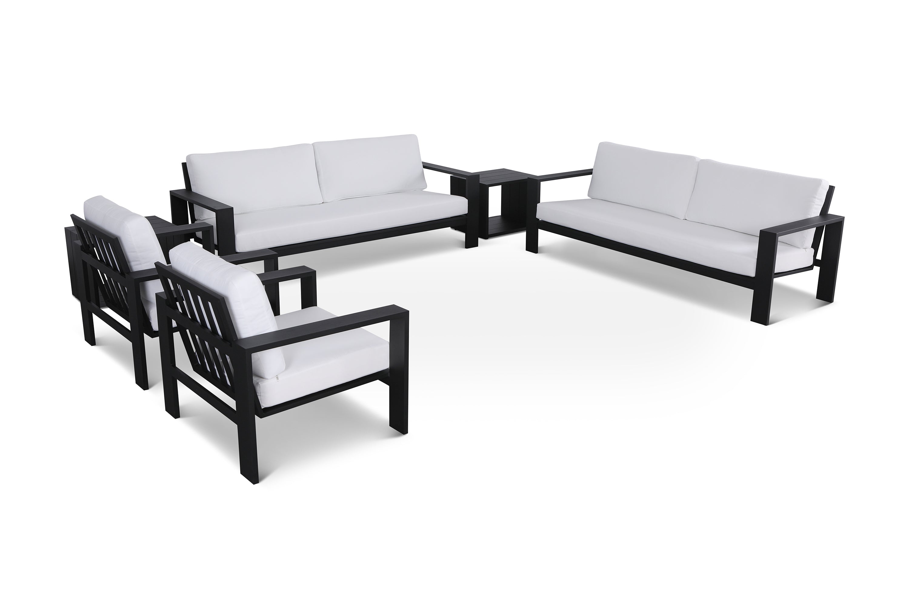 Monroe 6 Piece Sofa Set with End Tables