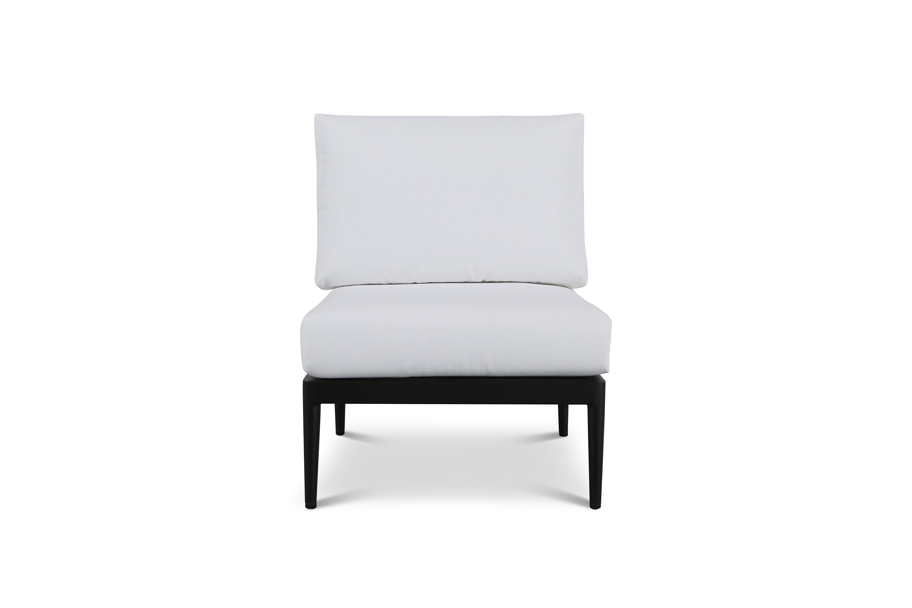 Parker Ivory Armless Chair
