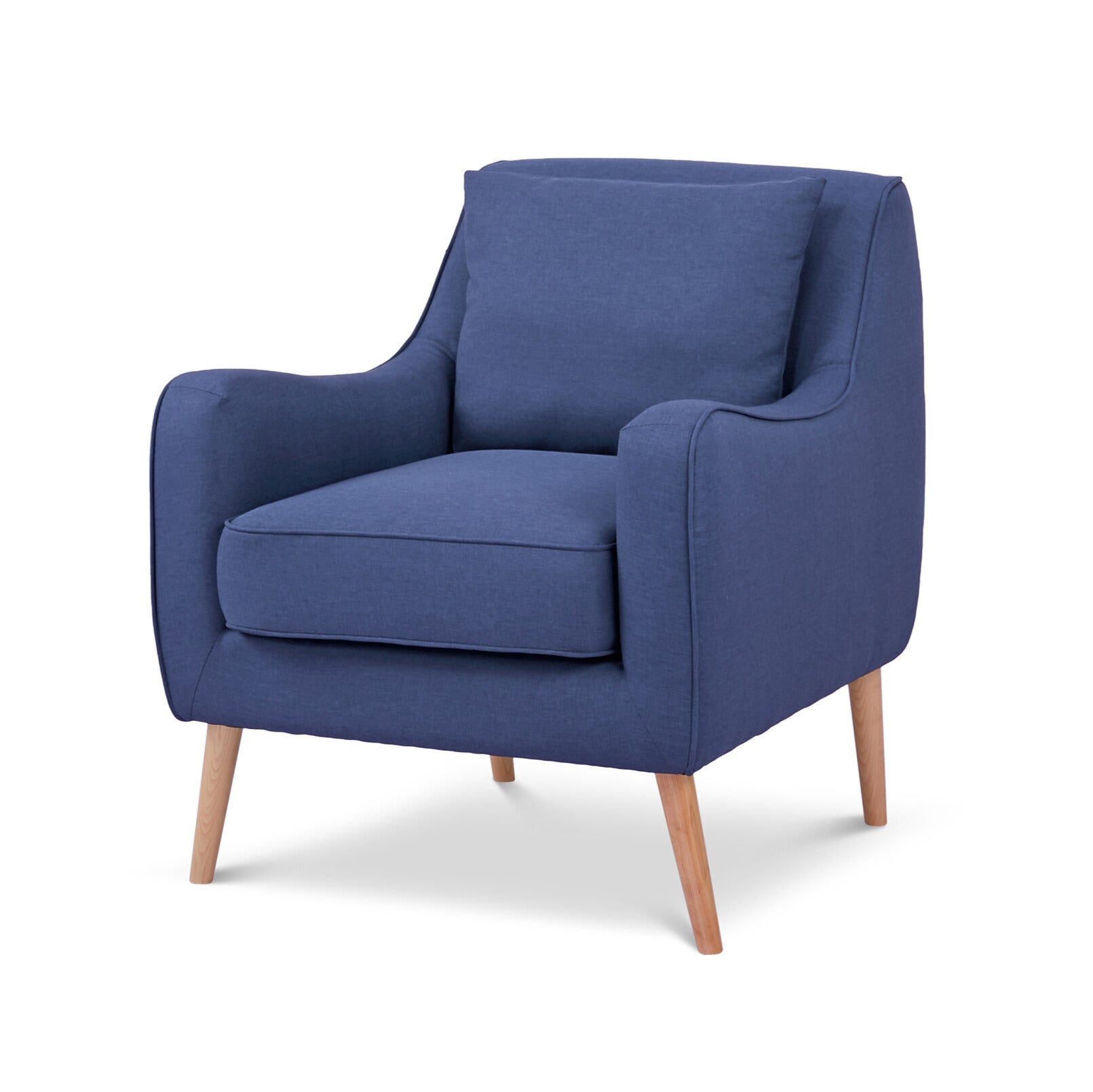 Lincoln Navy Accent Chair