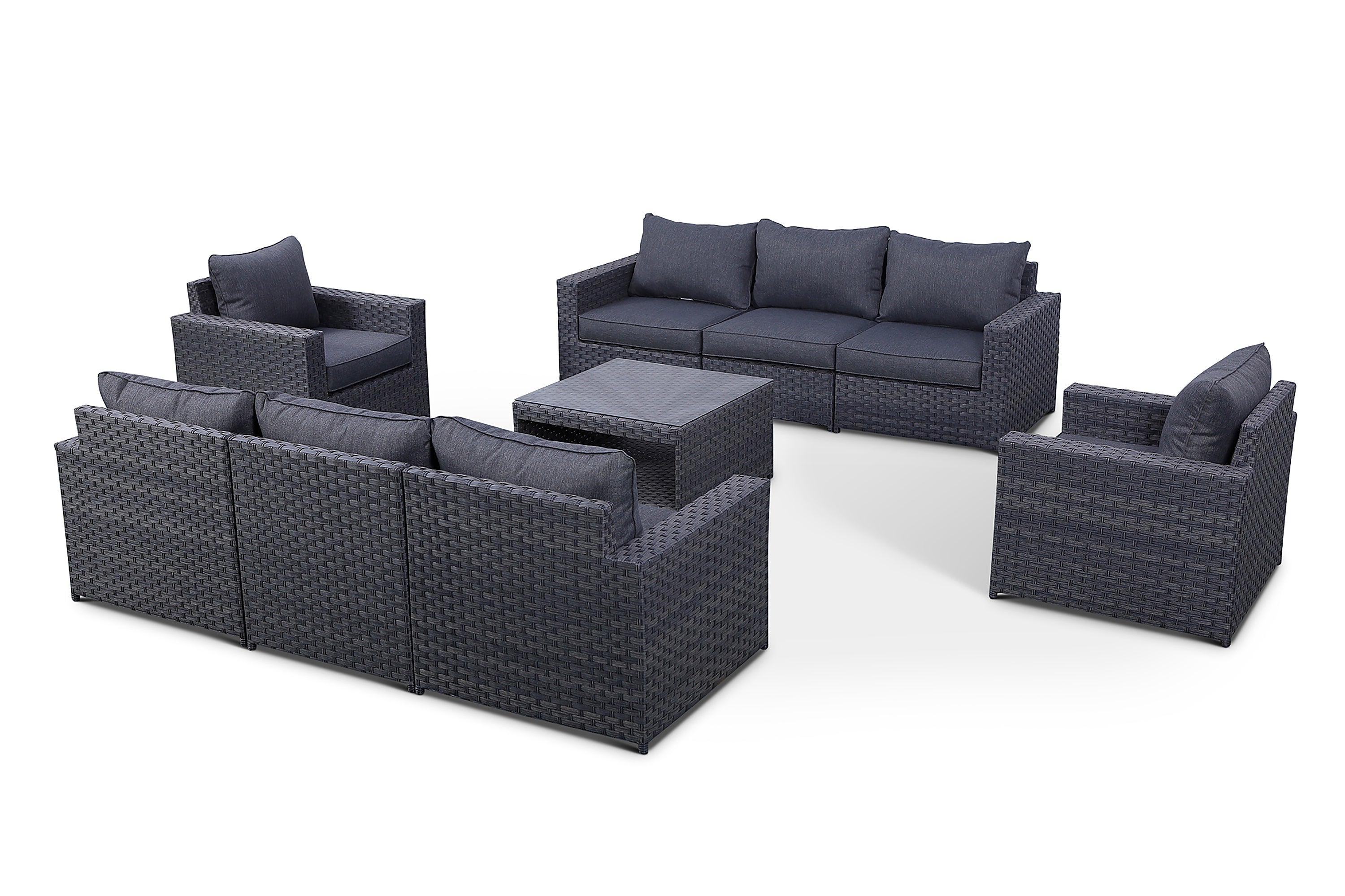 Cromwell 9 Piece Outdoor Conversational Sofa Set
