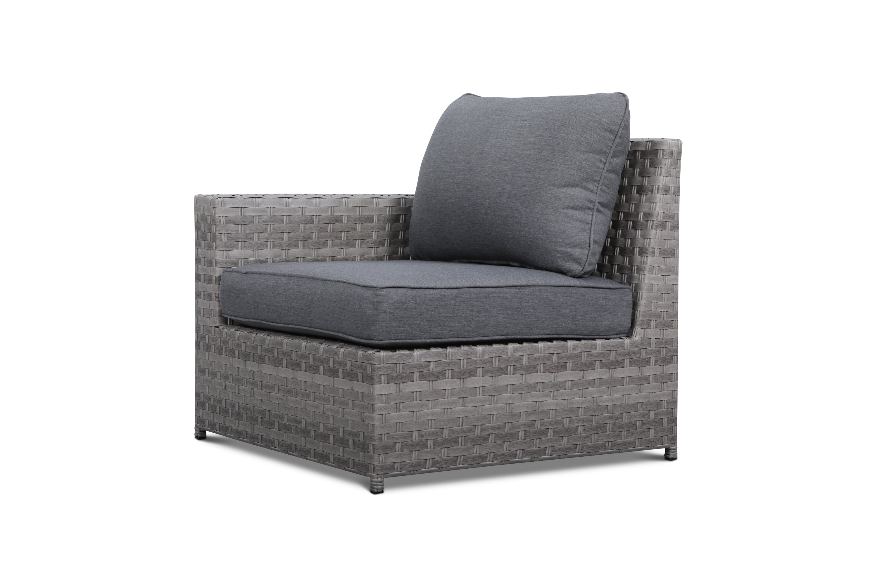 Kensington Grey 9 Piece Outdoor Wicker Modular Sofa Set