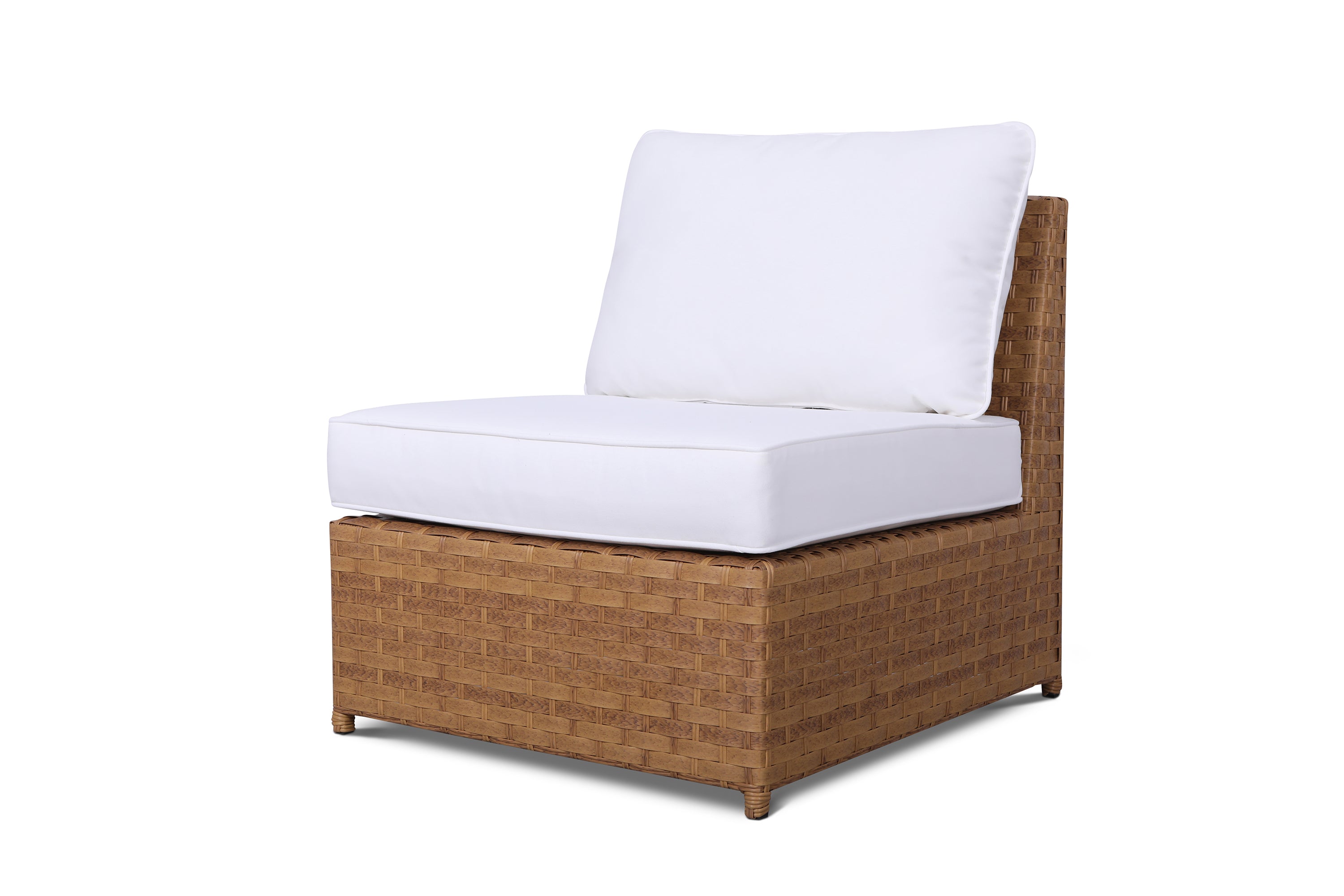 Seabrook Outdoor Wicker Armless Chair
