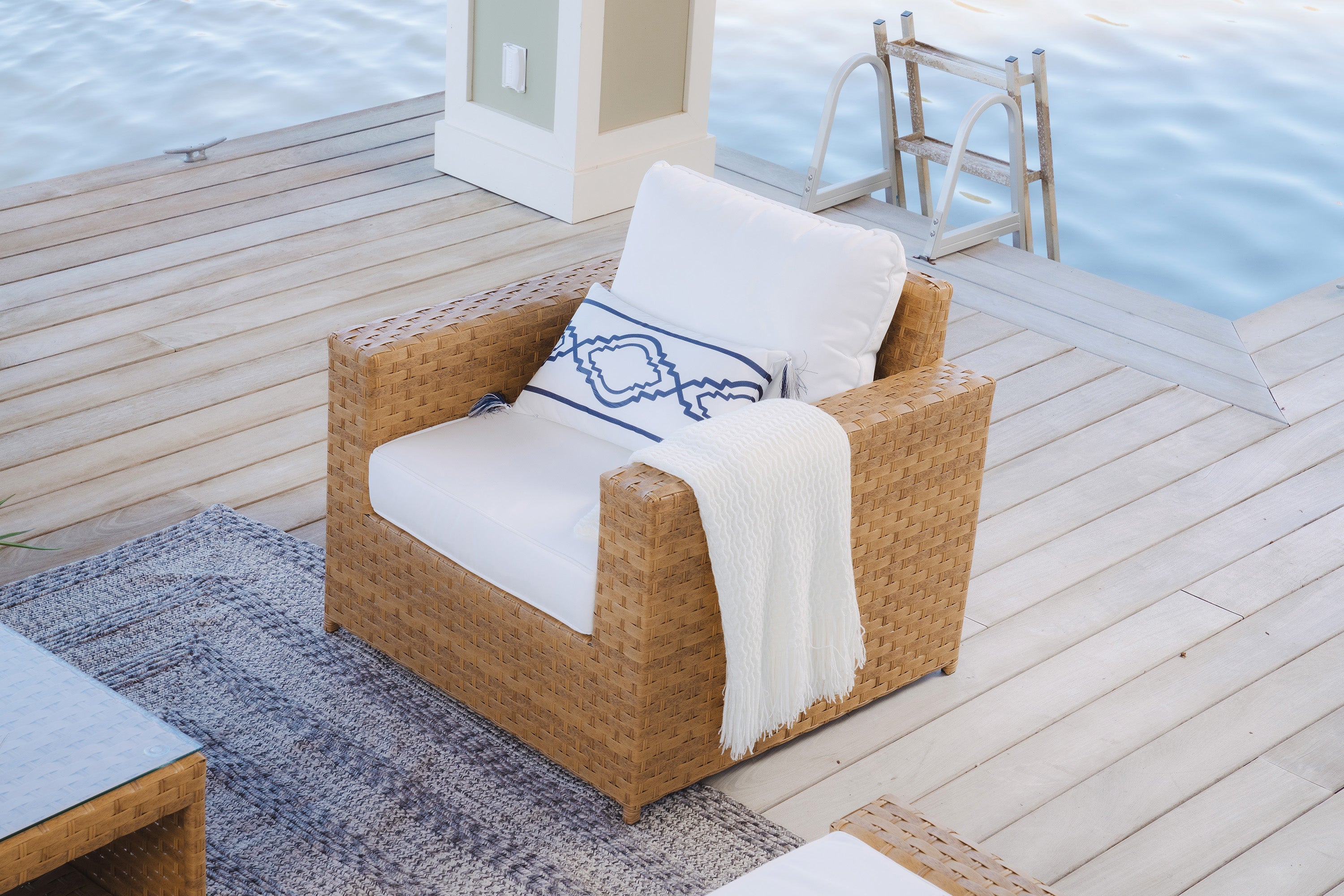 Seabrook Outdoor Wicker Club Chair