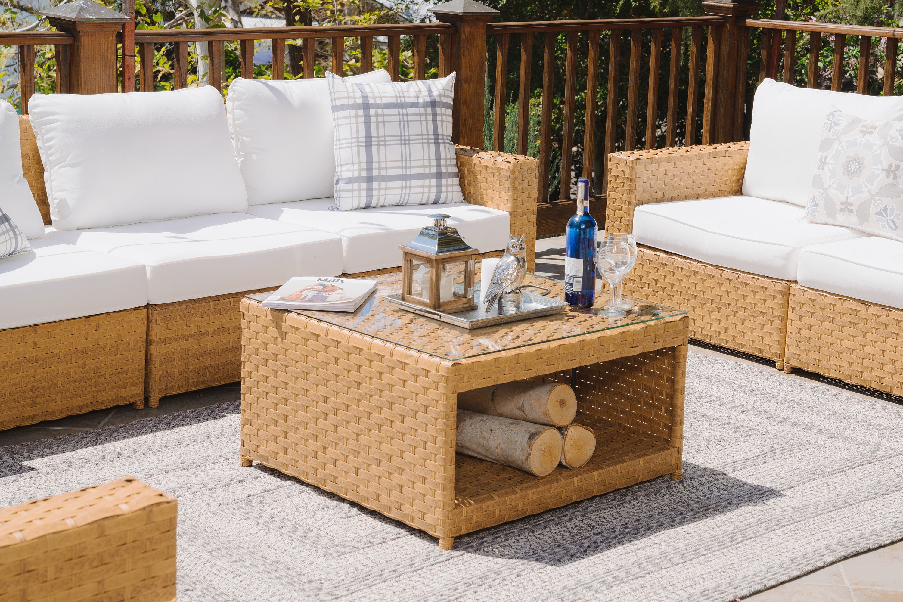 Seabrook Outdoor Wicker Coffee Table