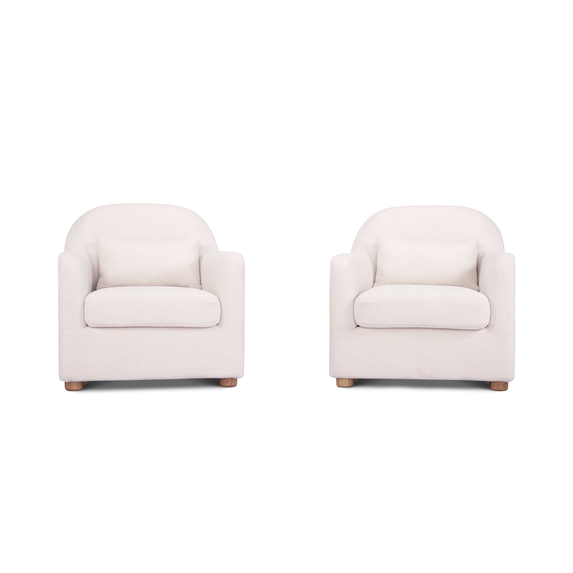 Emerson Sherpa Accent Chairs-Set of 2