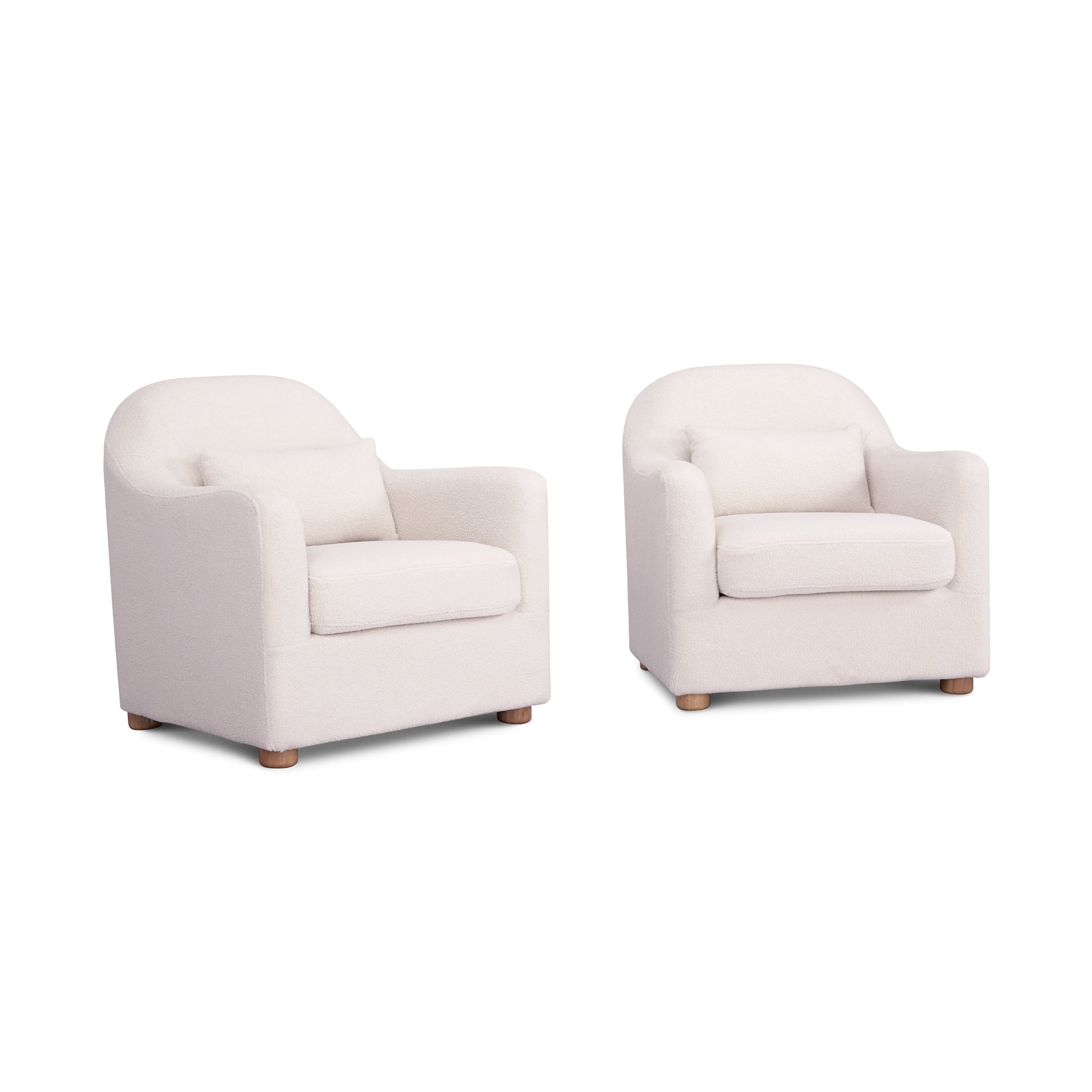 Emerson Sherpa Accent Chairs-Set of 2