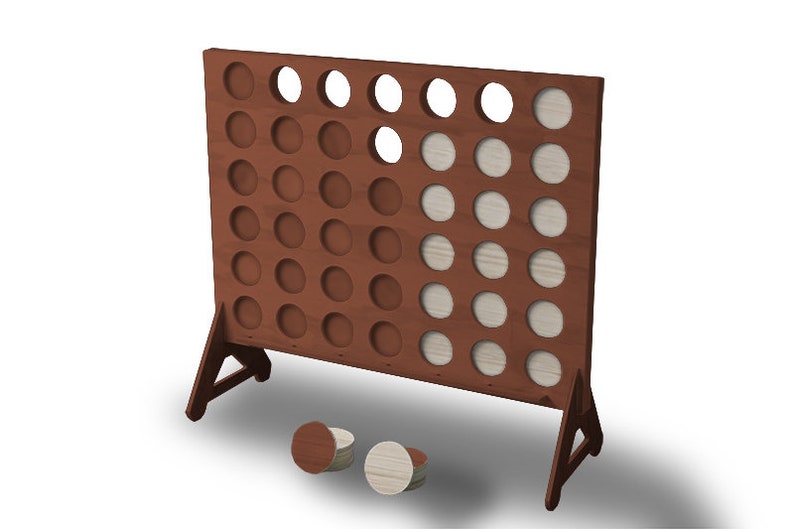 Giant Rosewood Connect 4 Set