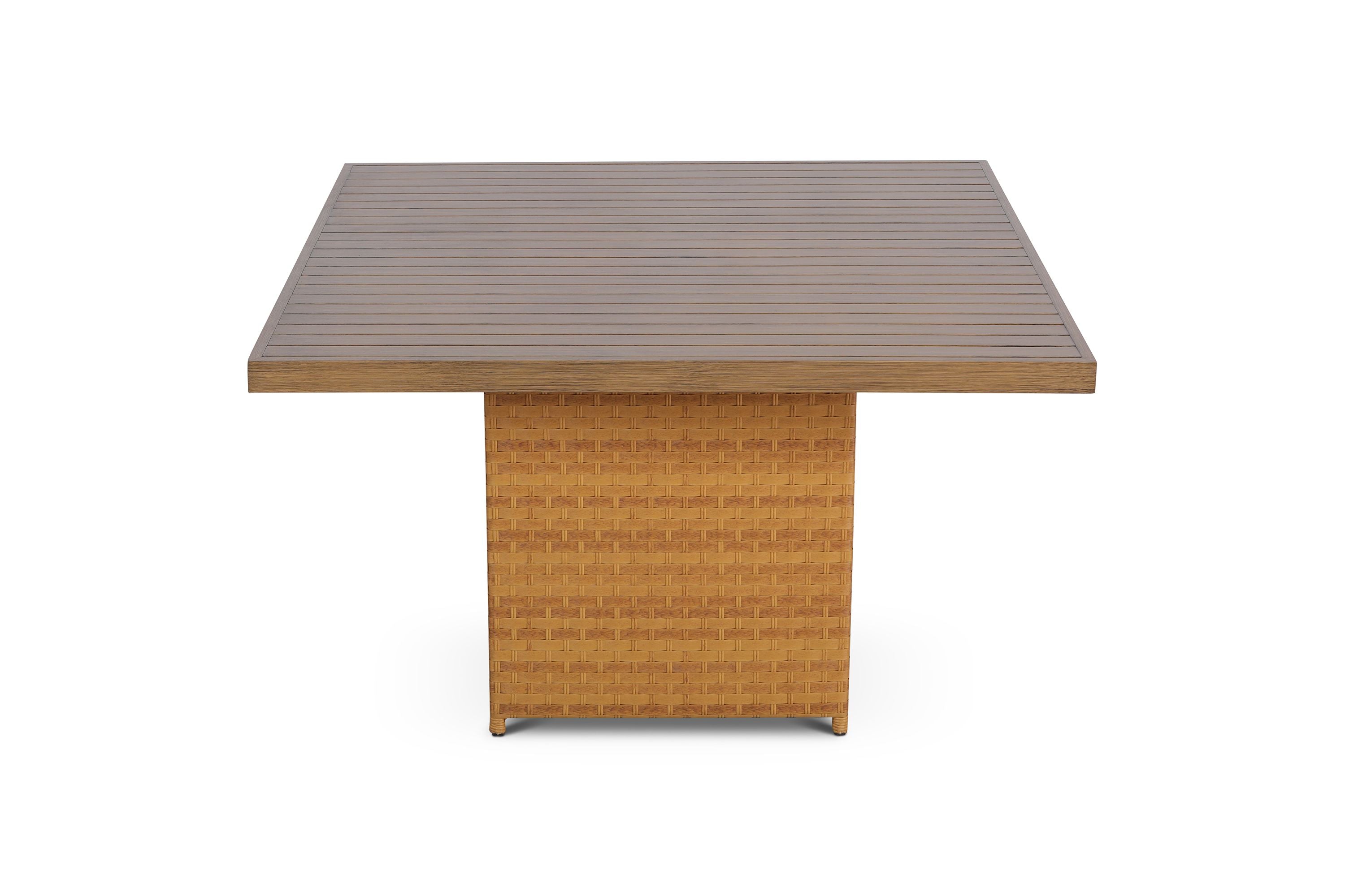Seabrook Square Outdoor Wicker Dining Table