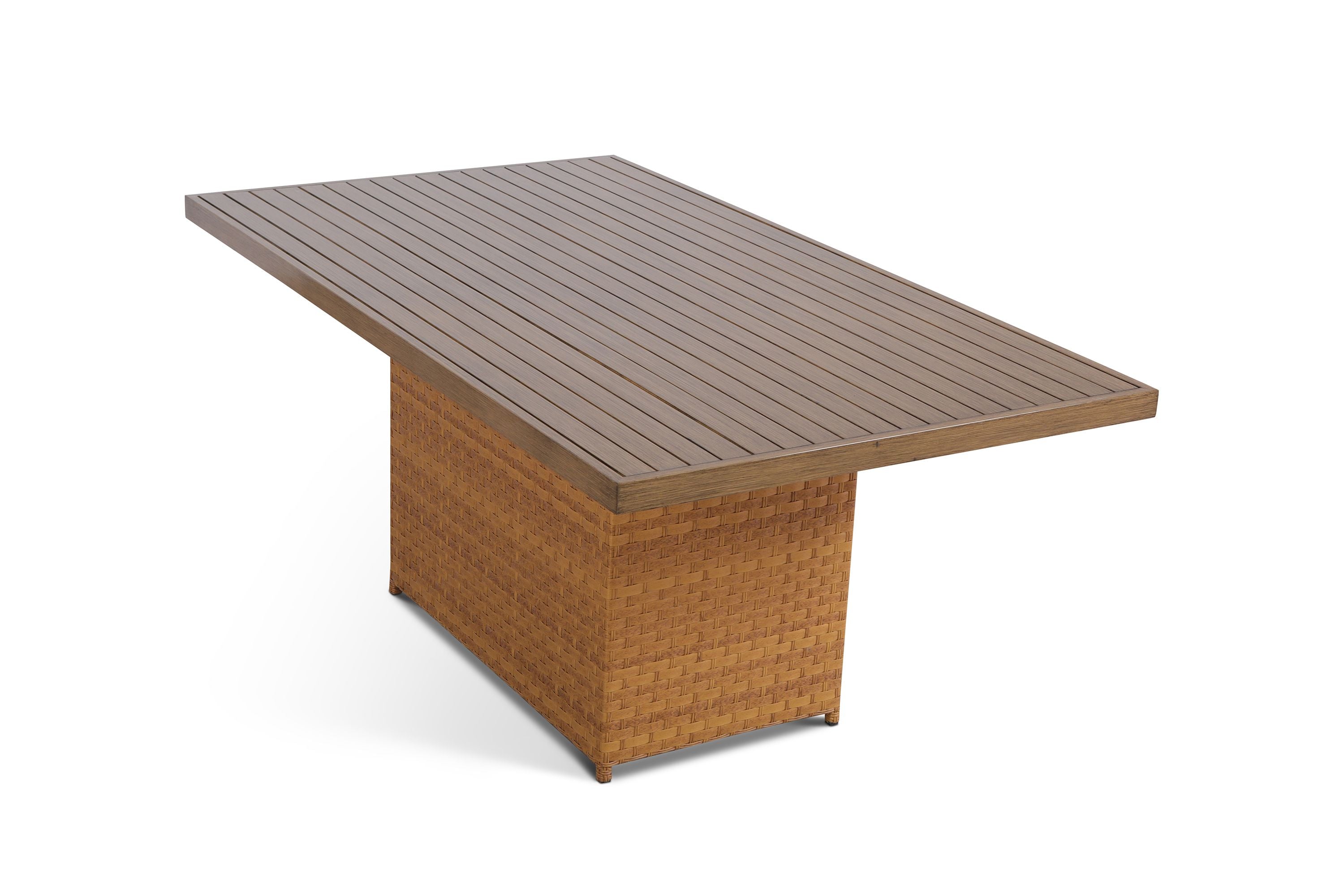 Seabrook Rectangle Outdoor Wicker Dining Table