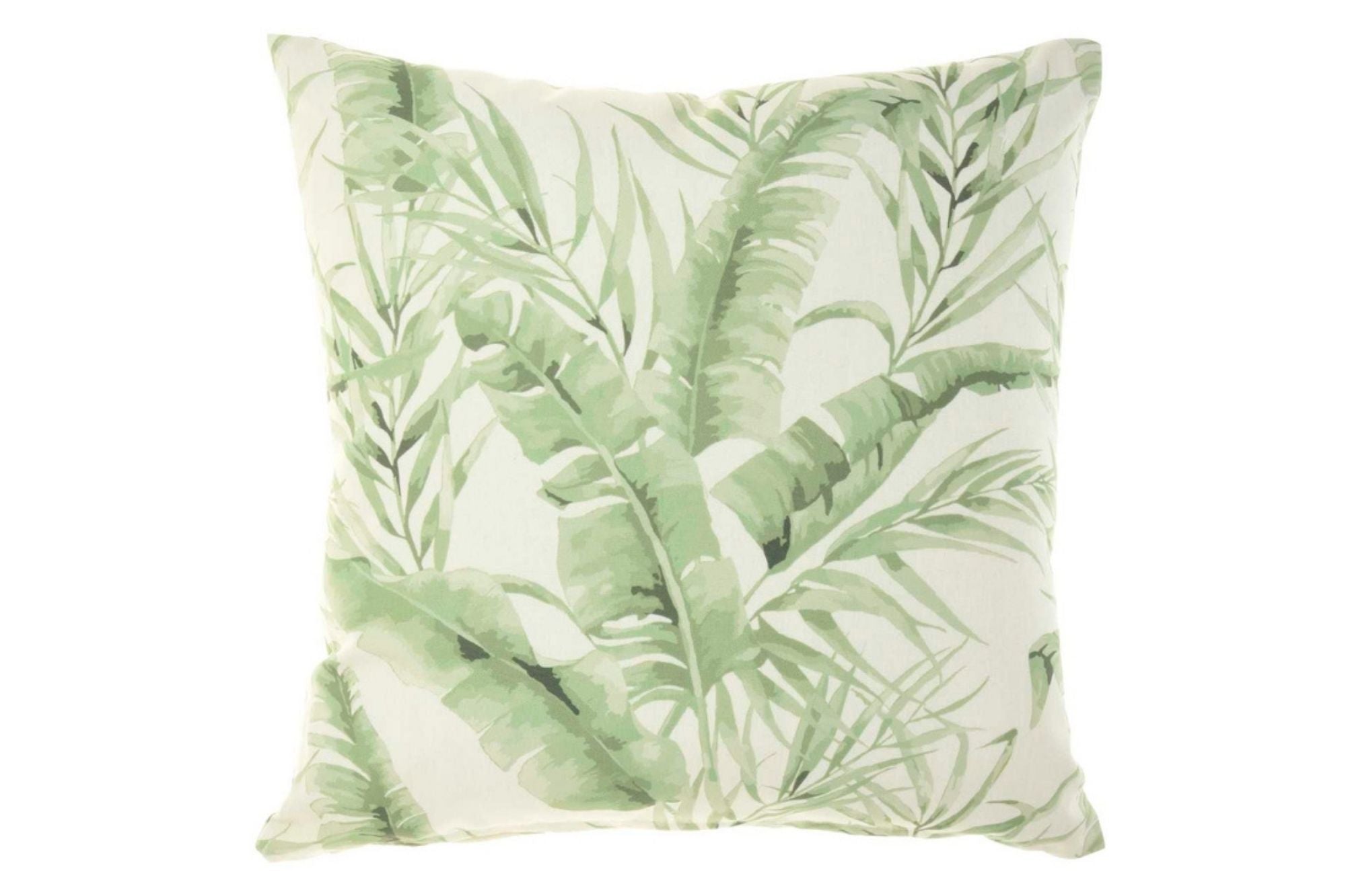 Lucia Green Palm Throw Pillow