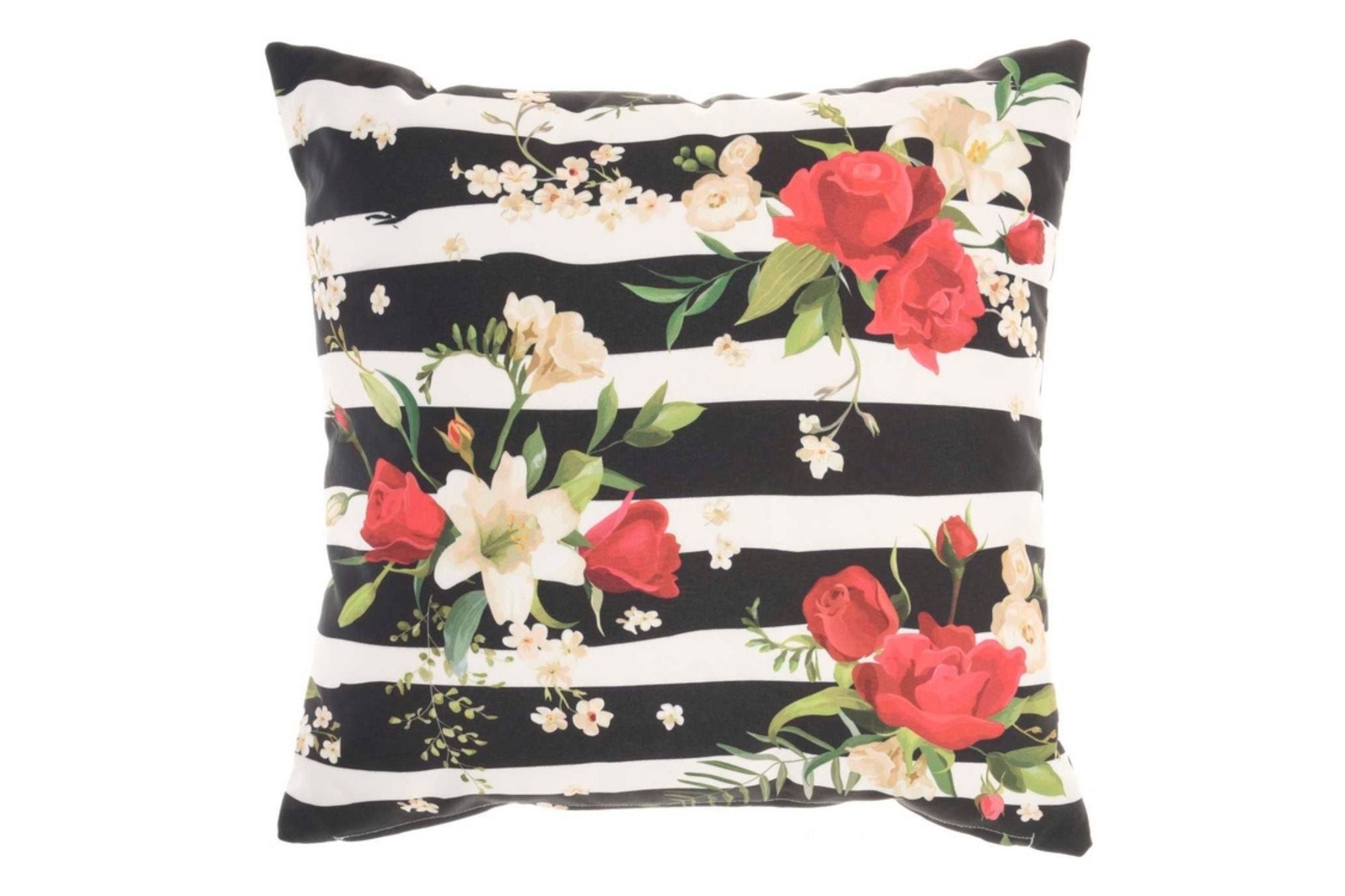 Rosie Stripes 18x18 Throw Pillow