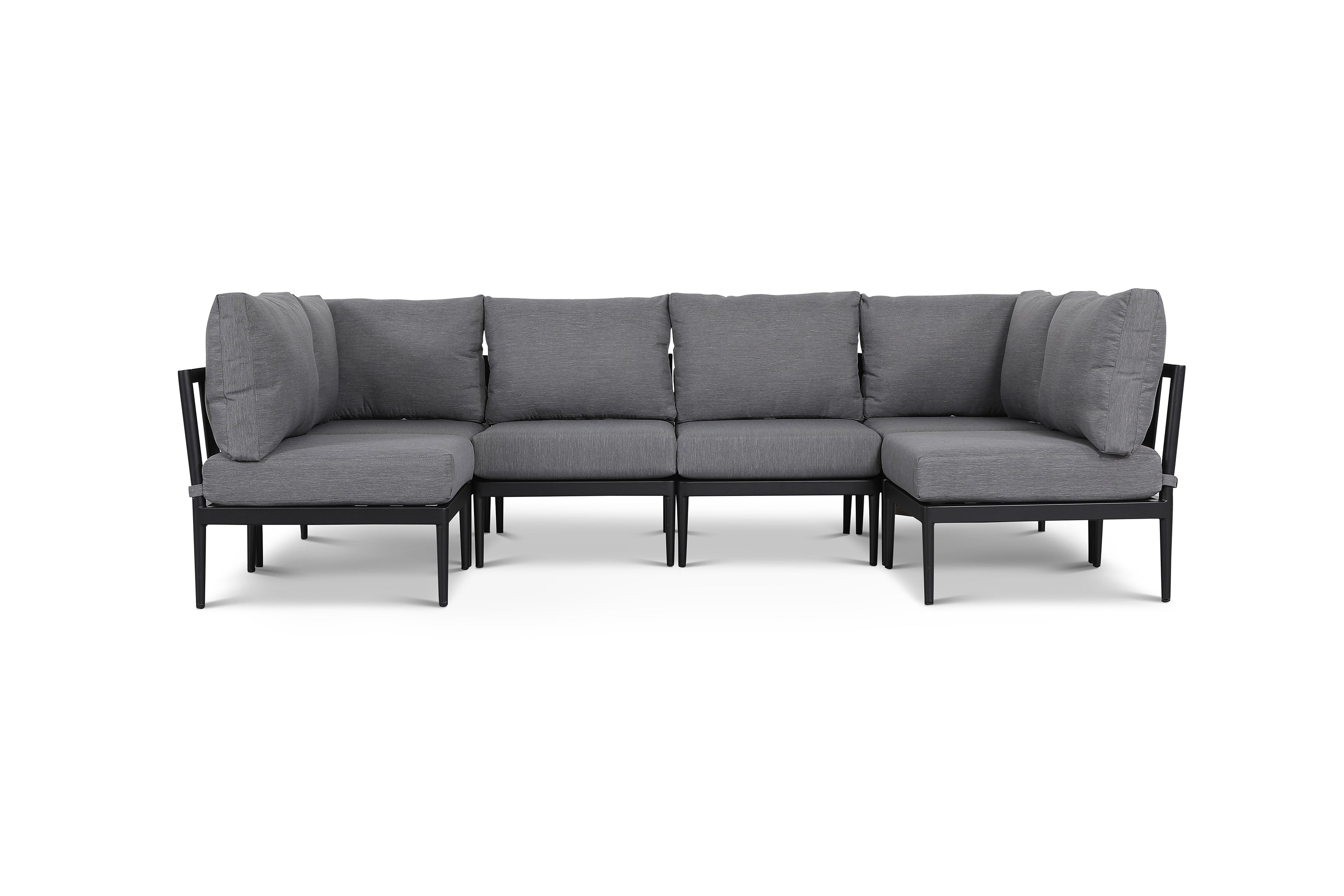 Parker 6 Piece Outdoor Armless Sectional