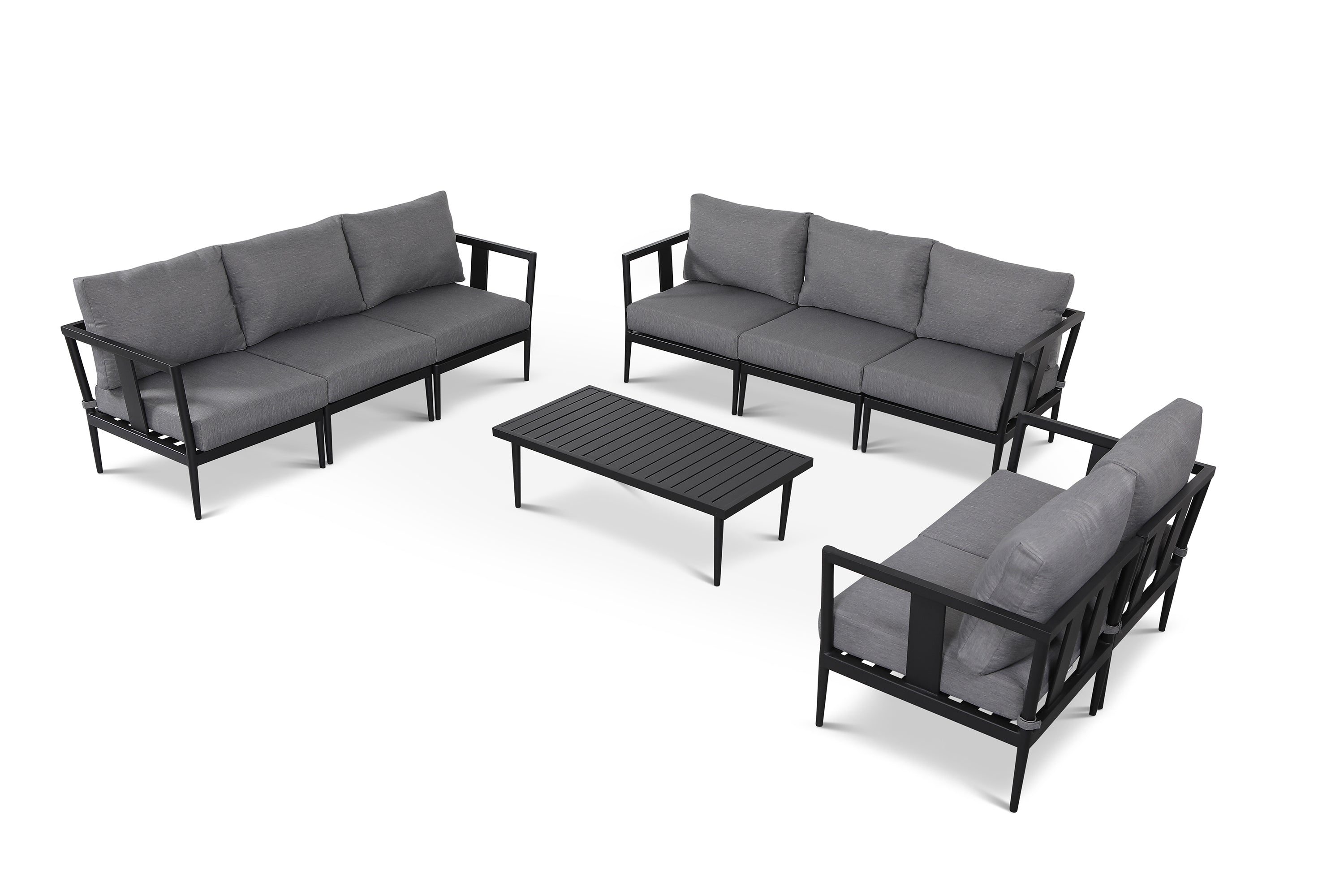 Parker 9 Piece Outdoor Modular Sofa Set